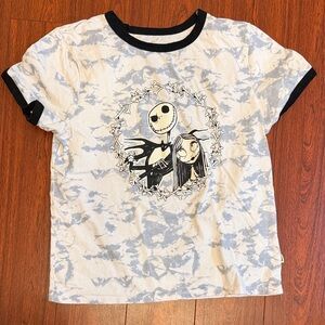 Vans Women’s Nightmare Before Christmas T-Shirt - Black and White